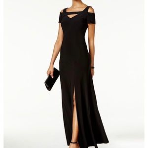 Macy’s Nightway Cold Shoulder Key-Hole Gown
